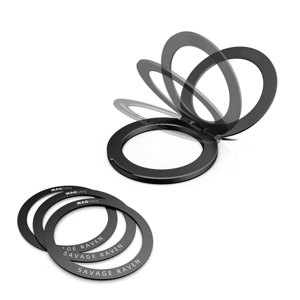 超薄型マグネット式リングスタンド Switch 2／Steam Deck／ROG Ally/MagSafe対応｜Savage Raven by Skull & Co.