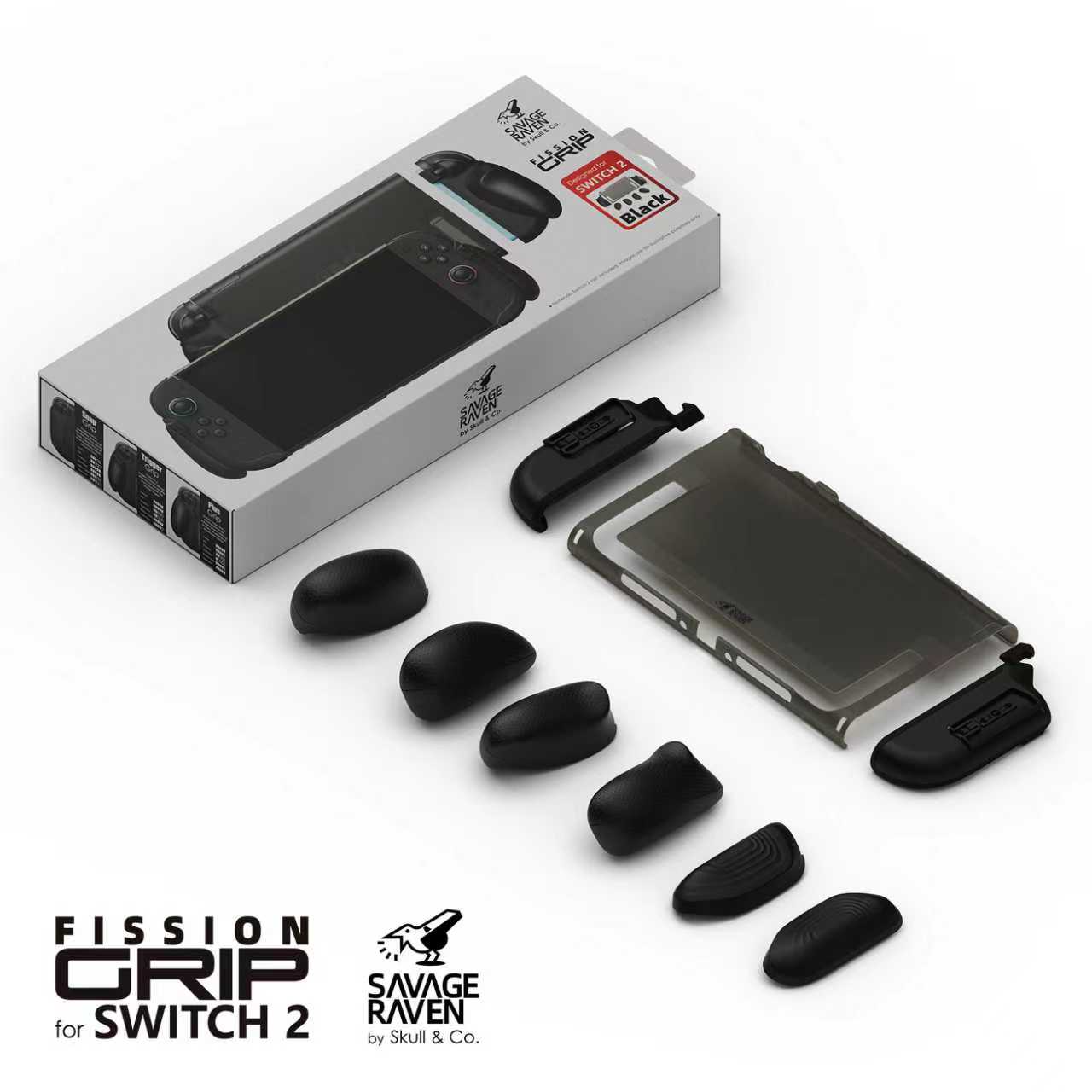 「予約セール販売開始」「11月中旬出荷」Nintendo Switch2専用グリップケース「FissionGrip2」【純正ドック対応】｜Savage Raven by Skull & Co.