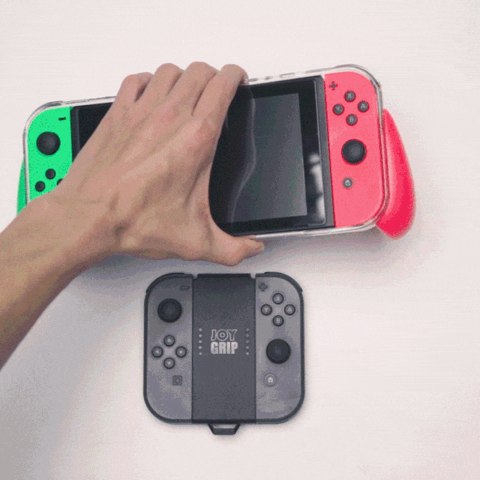 Nintendo Switchジョイコン用充電可グリップ「JoyGrip」二種類グリップ Nintendo Switchジョイコン用充電可グリップ「JoyGrip」二種類グリップ